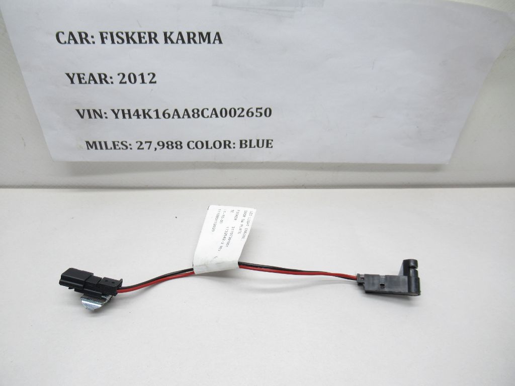2012 Fisker Karma Door Plate LED Light 31197301001 OEM