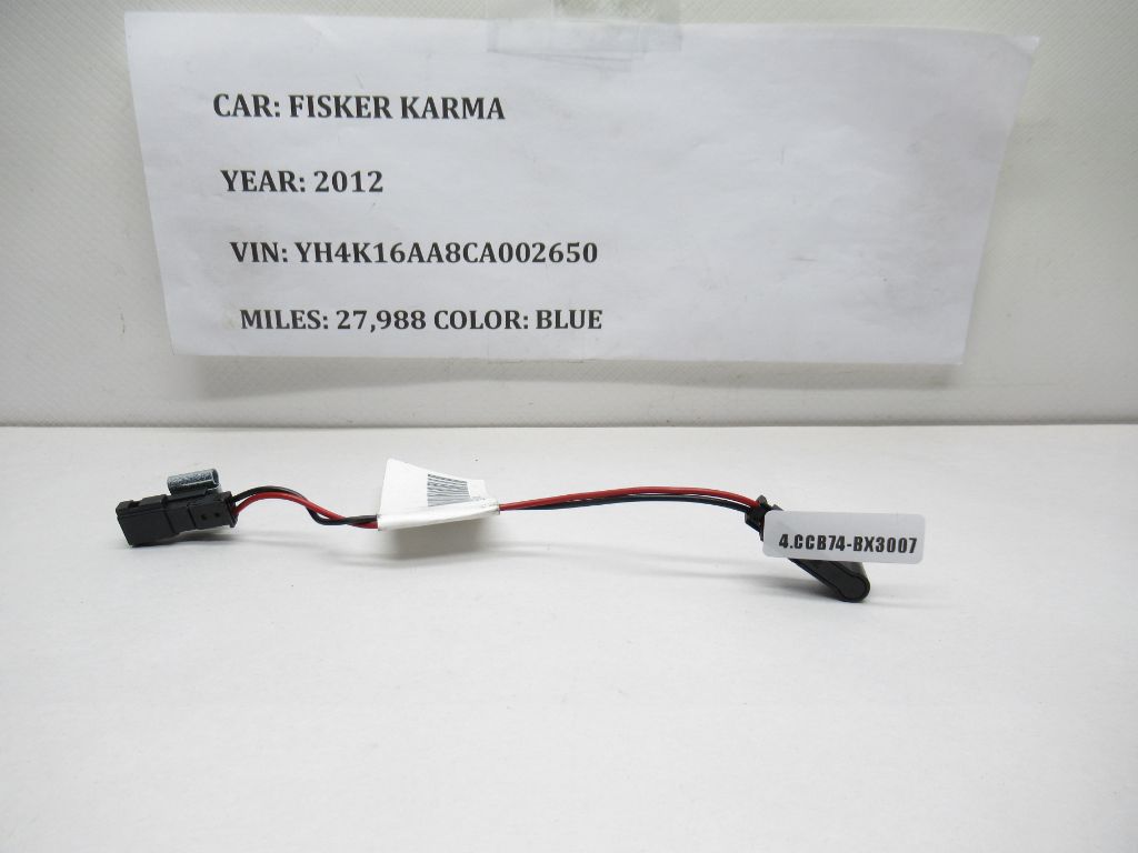2012 Fisker Karma Door Plate LED Light 31197301001 OEM