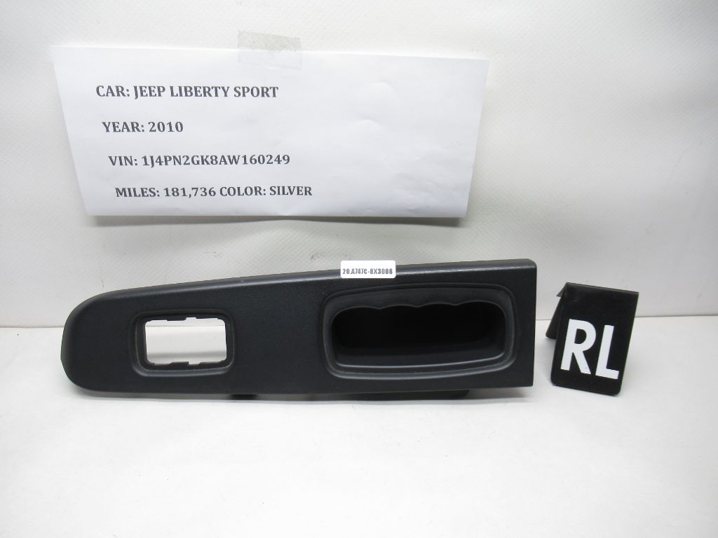 2008-2012 Jeep Liberty Rear Left Door Panel Window Switch Trim P1500205XDV OEM