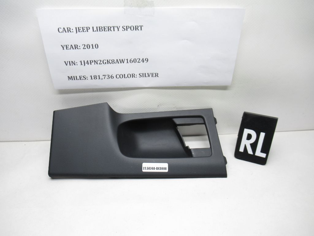 2008-2012 Jeep Liberty Rear Left Door Interior Handle Bezel P1DF97XDVAD OEM