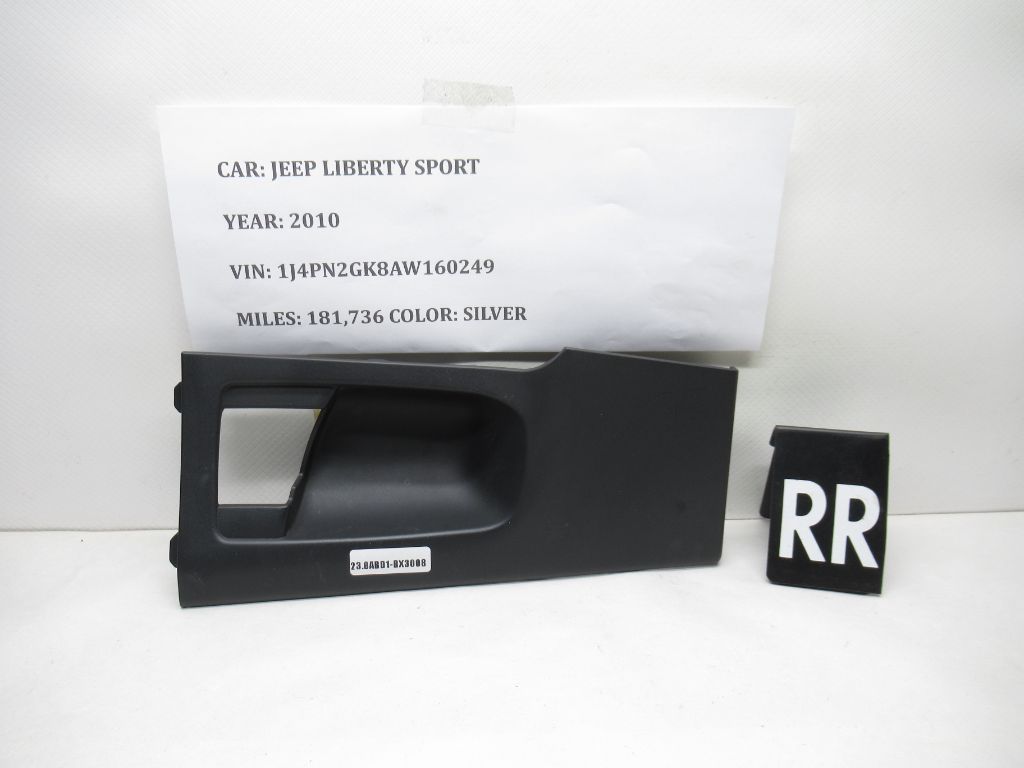 2008-2012 Jeep Liberty Rear Right Door Interior Handle Bezel P1DF96XDVAD OEM