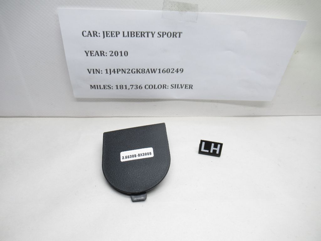 2009-2012 Jeep Liberty Left Front Seat Belt Anchor Cover  1364897 OEM