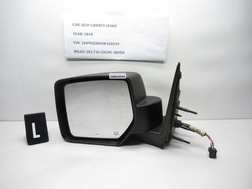 2008-2012 Jeep Liberty Left Door Mirror Power 026129 OEM