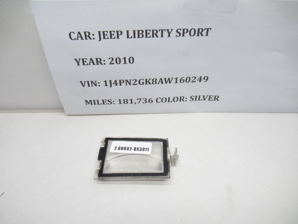 2008-2012 Jeep Liberty Lens-License Lamp 68003951AA OEM