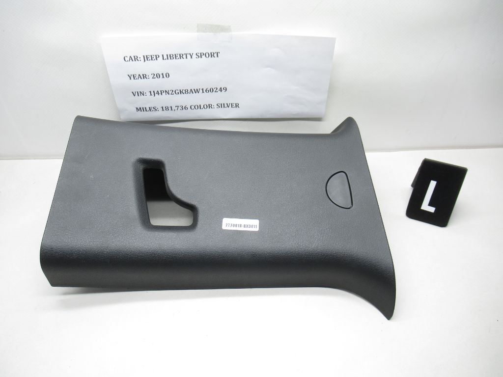 2009-2012 Jeep Liberty Left Upper C Pillar Trim Cover Plastic 1BU35TRMAAB OEM