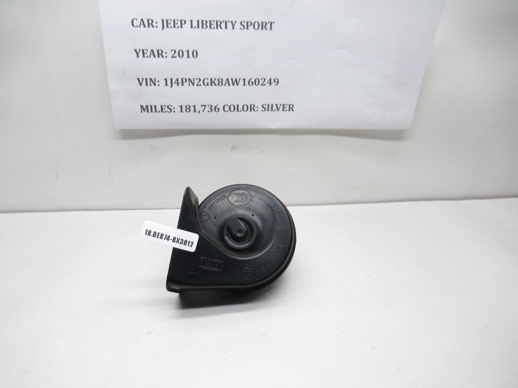 2010-2011 Jeep Liberty Low Horn Tone Pitch Note Alarm Signal AM80S-E3-55306 OEM