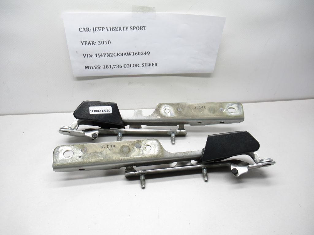 08-12 Jeep Liberty Hood Hinge Support Set w/Covers 55360897AG OEM