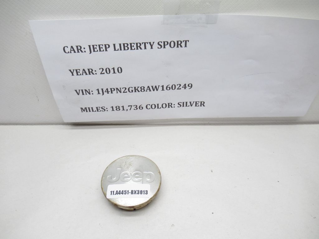 2008-2012 Jeep Liberty Wheel Center Cap Mopar Factory 52090402AA OEM