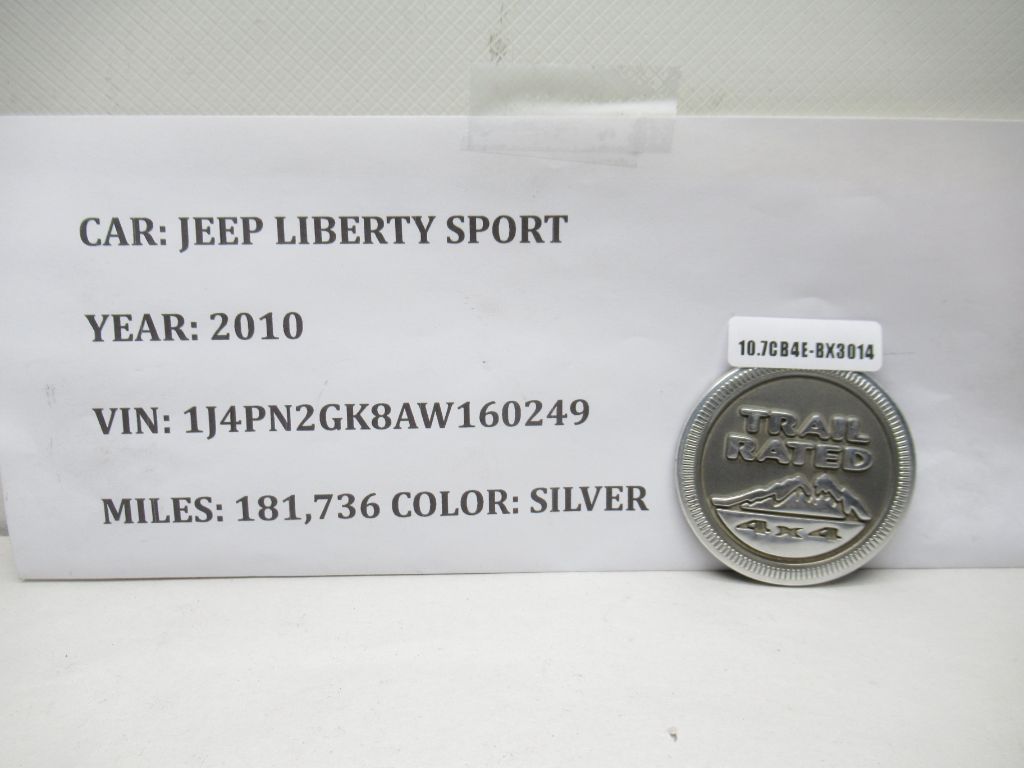 2008-2012 Jeep Liberty Trail Rated 4x4 Emblem Badge 55157317AB OEM