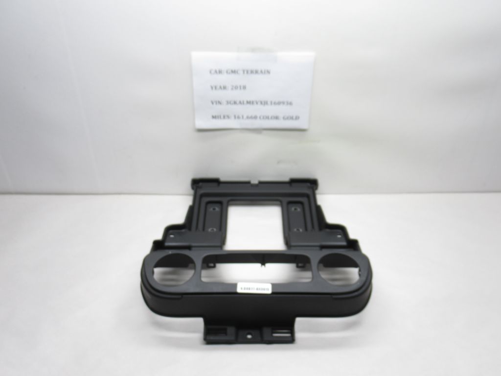 18-19 GMC Terrain Dash Display & Climate Control Cover Bracket Trim 23393245 OEM