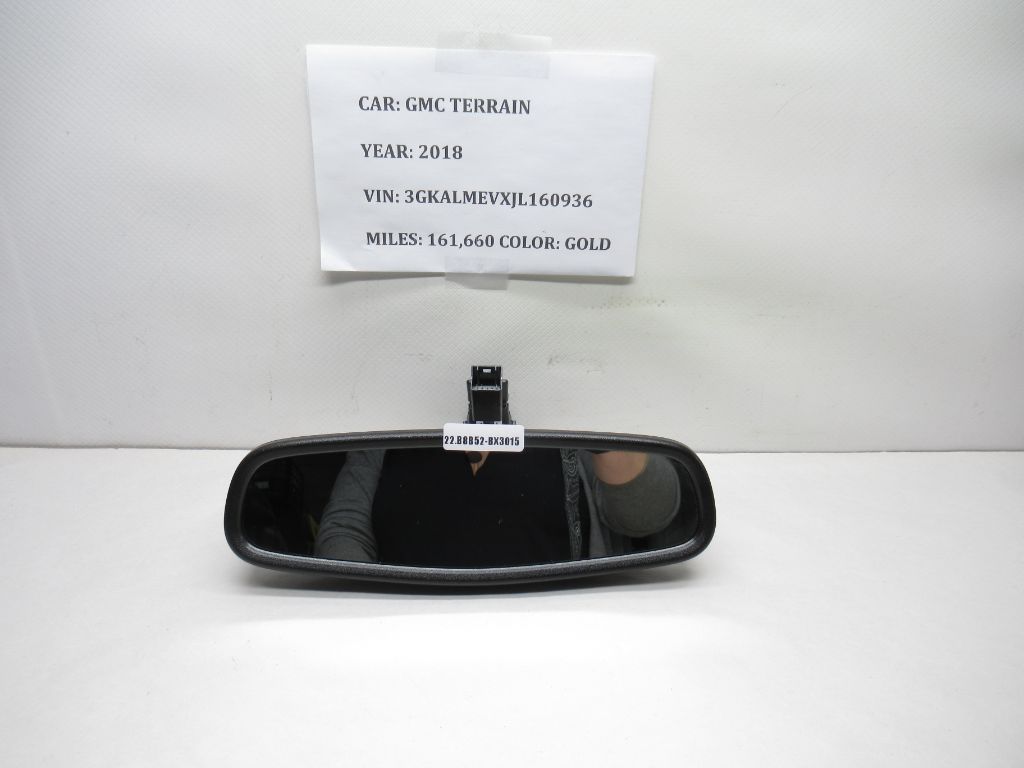 2018-2019 GMC Terrain Interior Rear View Mirror 13581081 / E11026140 OEM