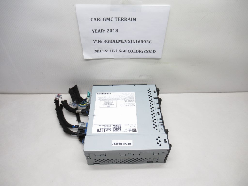 2018-2019 GMC TERRAIN Radio Receiver 84371476 OEM