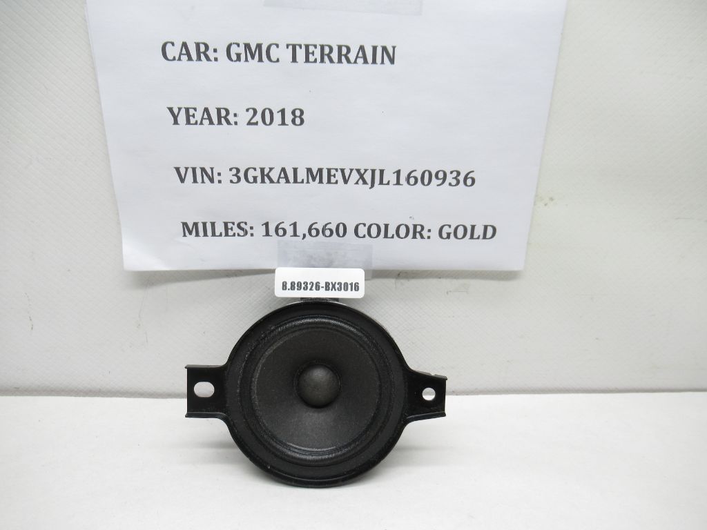 2018-2019 GMC Terrain Dashboard Audio Speaker 13380268 OEM