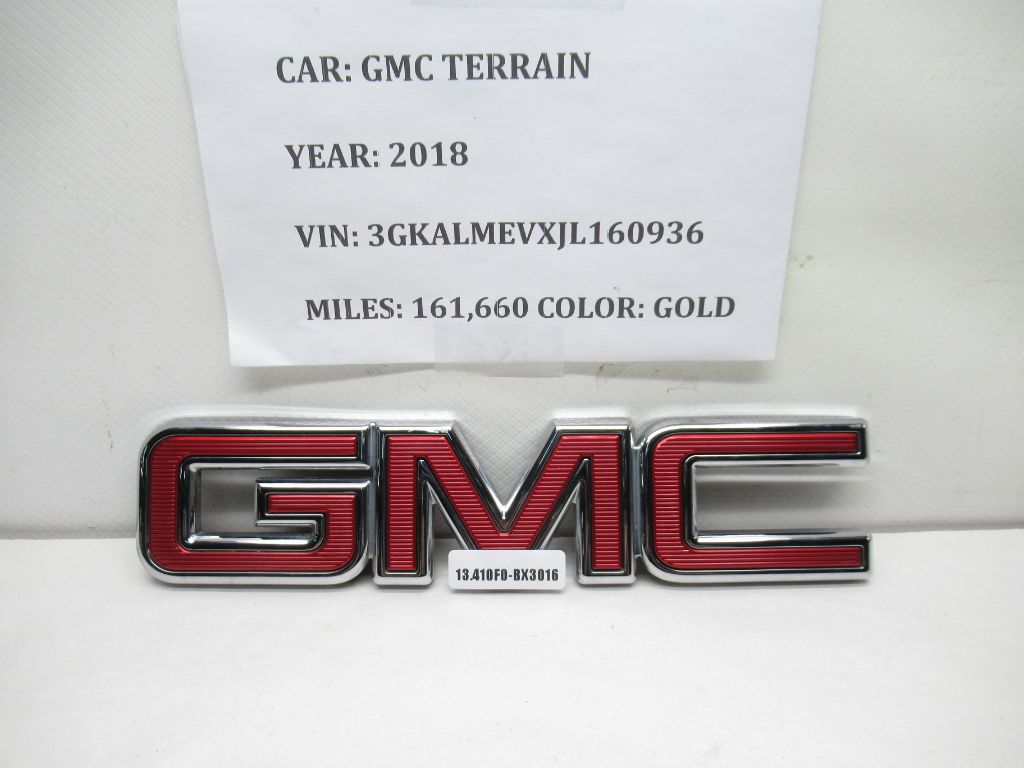 2018-2020 GMC Terrain Rear Tailgate Emblem Badge 84321763 OEM