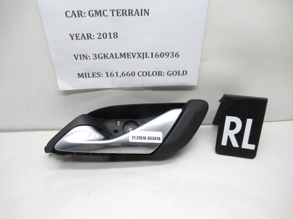 2018-2019 GMC Terrain Rear Left Side Interior Door Handle OEM