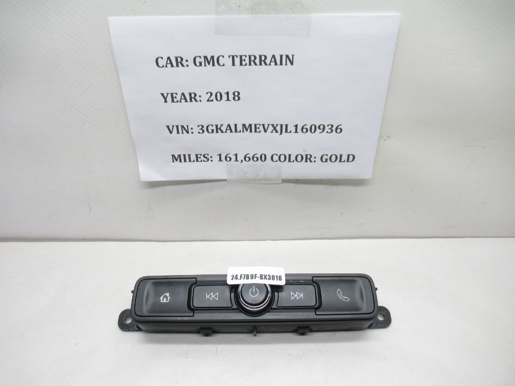 2018-2021 Gmc Terrain Radio Control Panel 84308144 OEM