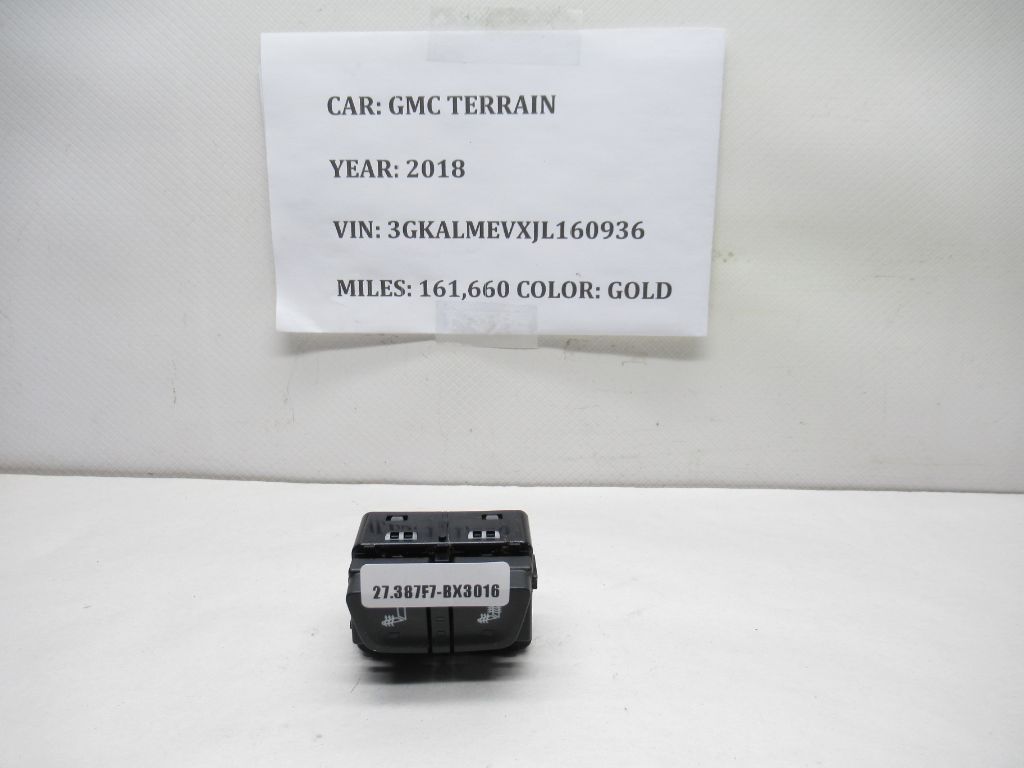 2018-2019 GMC Terrain Seat Heat Control Switch 00503A02 OEM