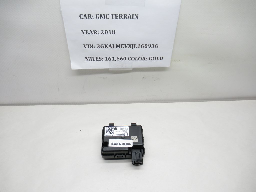 2018 GMC Terrain Keyless Entry Remote Receiver Control Module 13595510 OEM