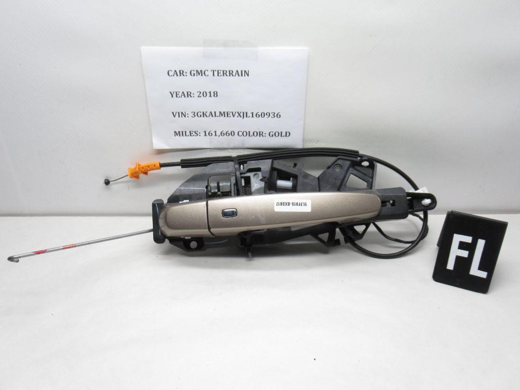 2018-2019 GMC Terrain Front Left Exterior Door Handle w/ Bracket 13521819 OEM