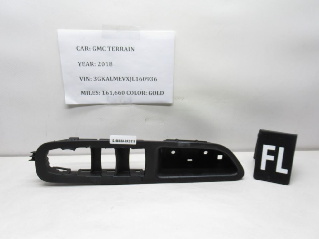 18-22 GMC Terrain Front Left Master Power Window Switch Bezel Trim T84211422 OEM