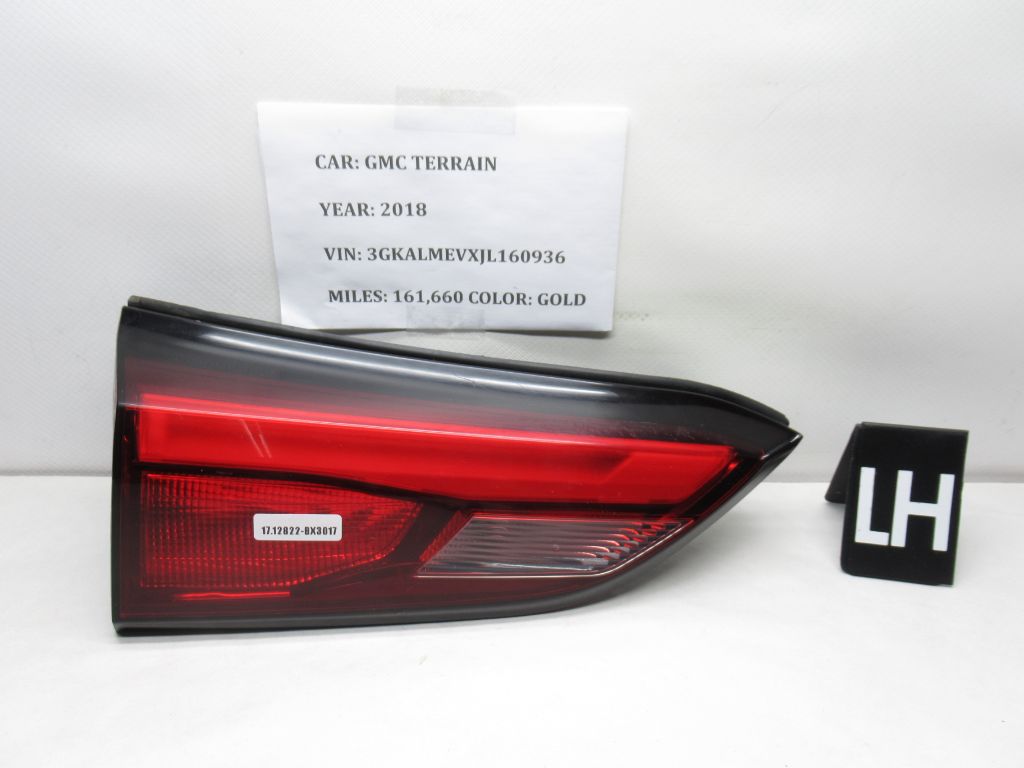2018-2020 GMC Terrain Rear Left Driver Side Taillight Lamp 84377188 OEM