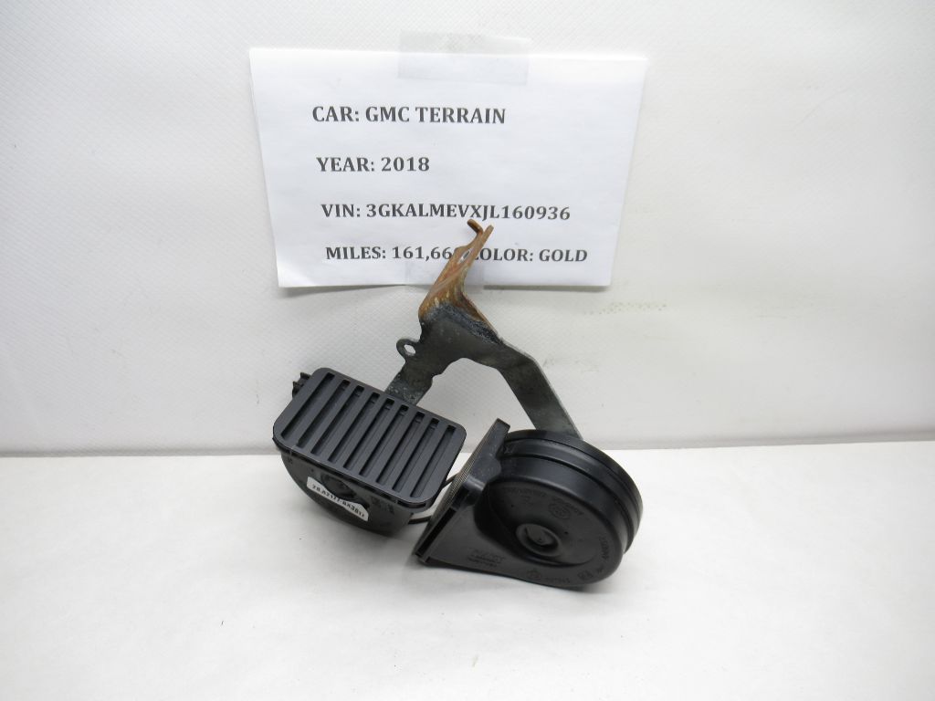 2018-2019 GMC Terrain Low & High Pitch Tone Horn Signal A046495 OEM