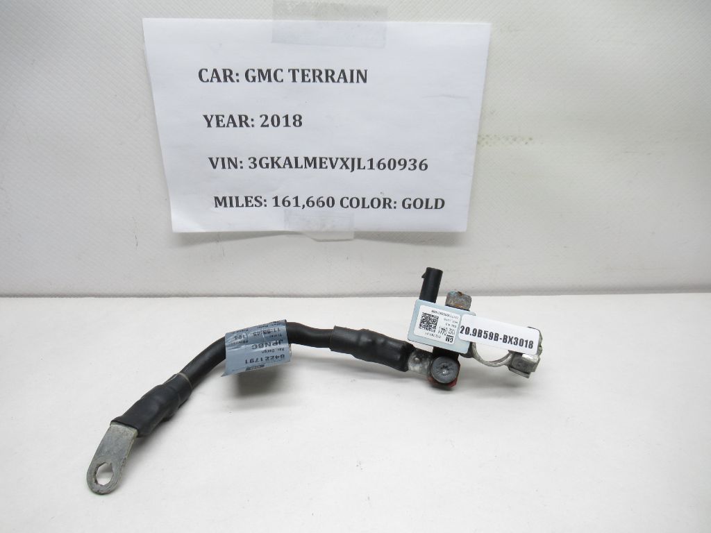 2018-2019 GMC Terrain Negative Battery Terminal Sensor Cable 13520441 OEM