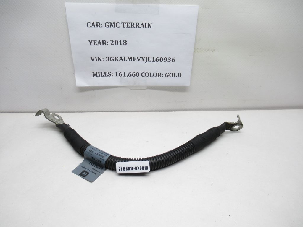 2018-2019 GMC Terrain Battery Negative Wire Cable 84257917 OEM