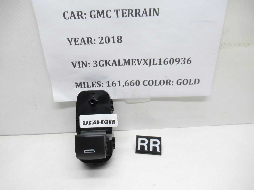 2018-2021 GMC Terrain Rear Right Door Window Control Switch 84139701 OEM