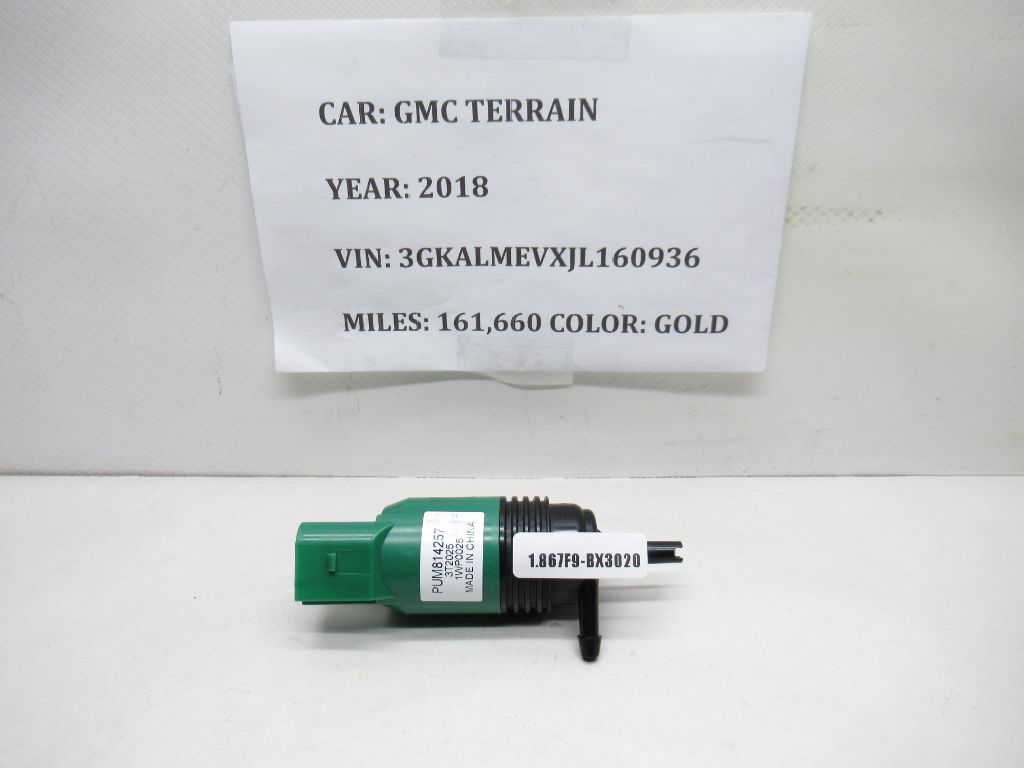 2017-2021 GMC Terrain Windshield Wiper Washer Reservoir Pump PUM814257 OEM