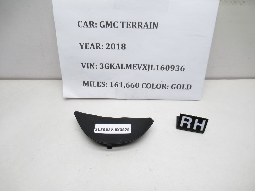 18-24 GMC Terrain FR Door Inside Handle Bolt Trim Cover Cap 13506442 OEM