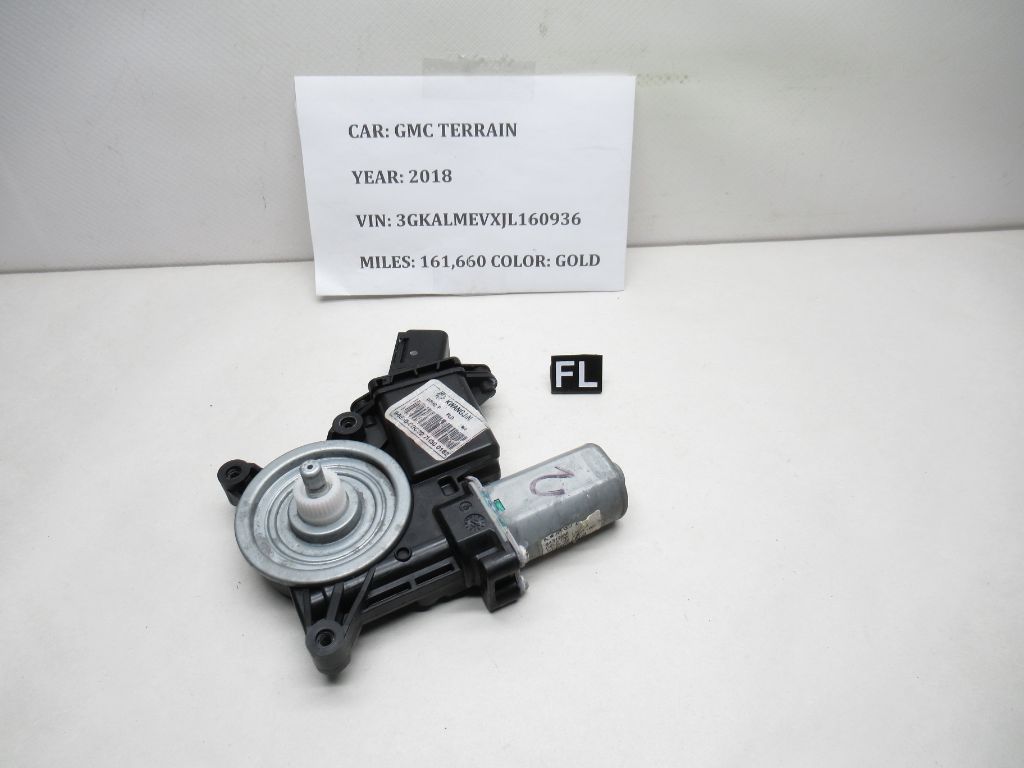 2018-2024 GMC Terrain Front Left Door Window Glass Regulator Motor 84312808 OEM