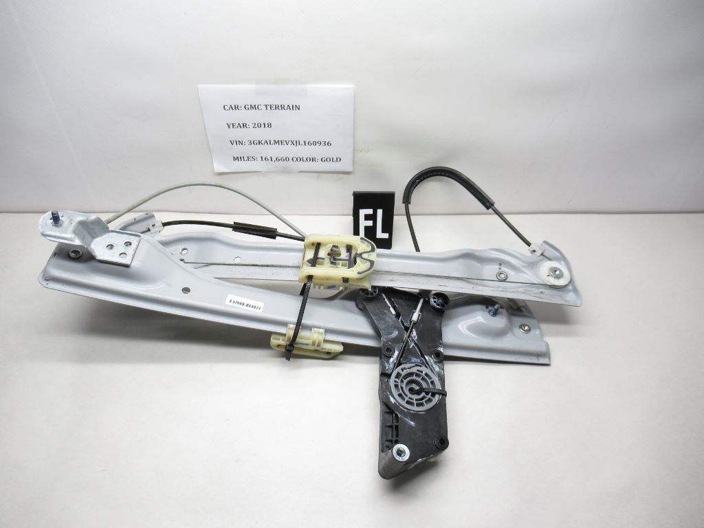 2018-2024 GMC Terrain Front Left Side Door Window Glass Regulator 85608552 OEM