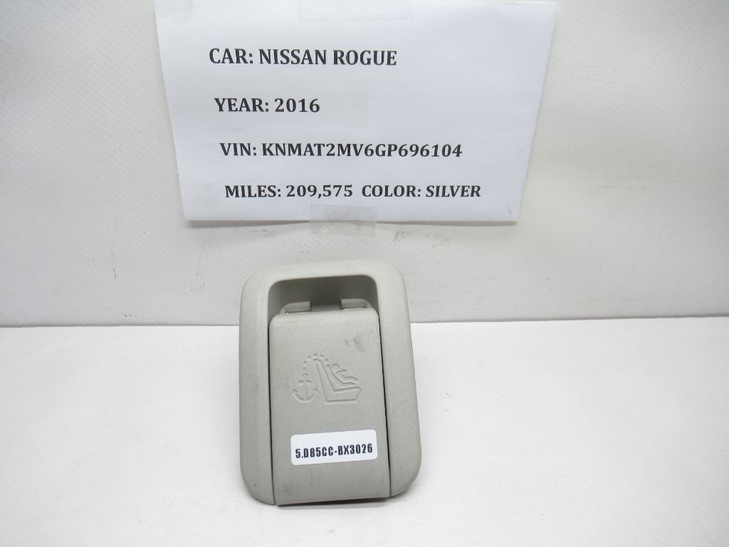 2016-2019 Nissan Rogue Rear Child Anchor Hook Cover Trim 799804BA0A OEM