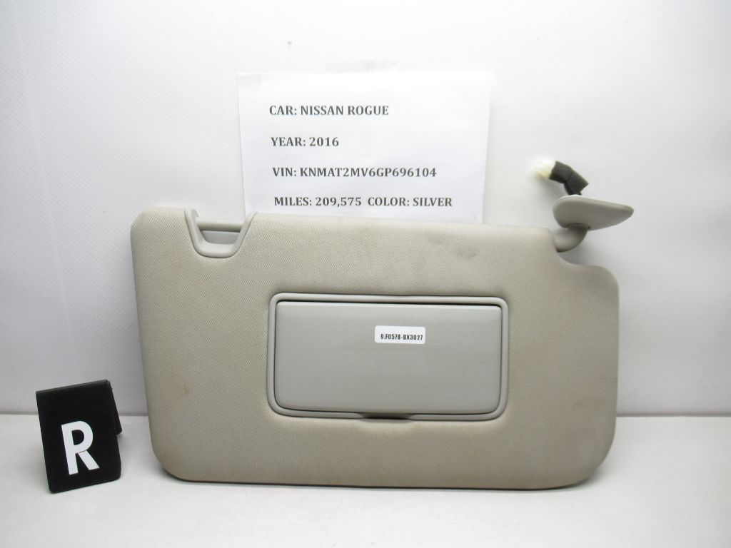 2014-2017 Nissan Rogue Passenger Right Sun Visor 964004BA1D OEM