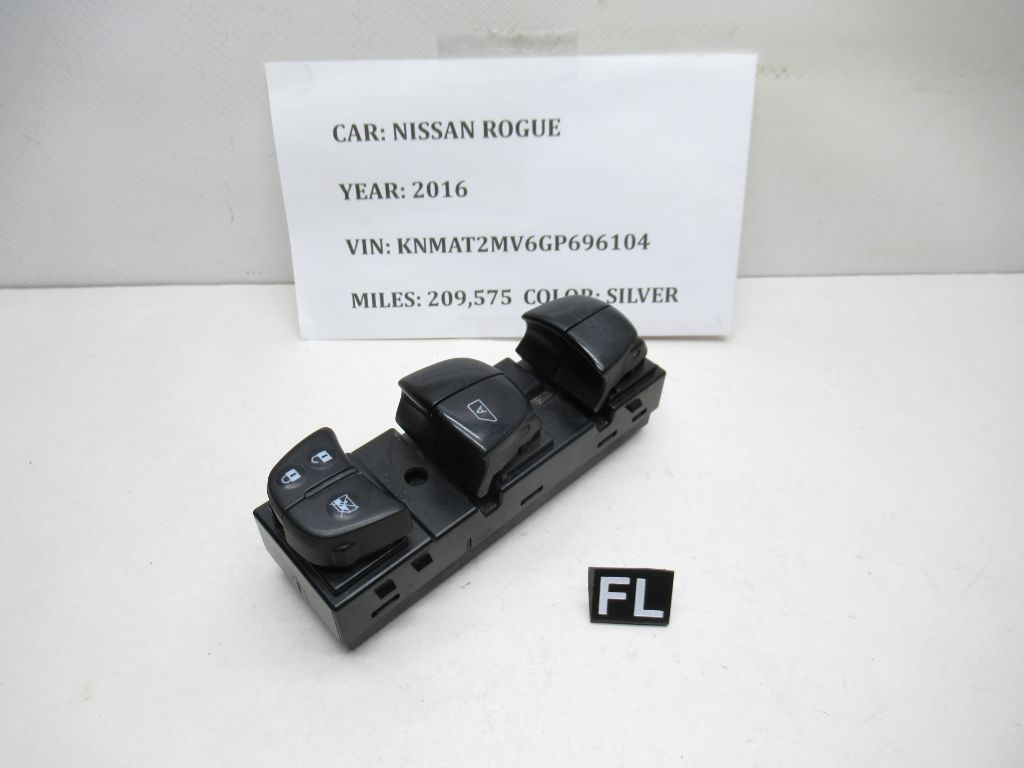 2014-2019 Nissan Rogue Front Left Master Power Window Switch 254014BA5A OEM