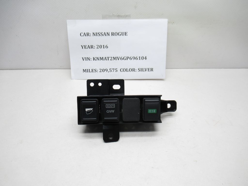 16-17 Nissan Rogue Dash AWD LOCK ECO Downhill Control Switch Buttons OEM