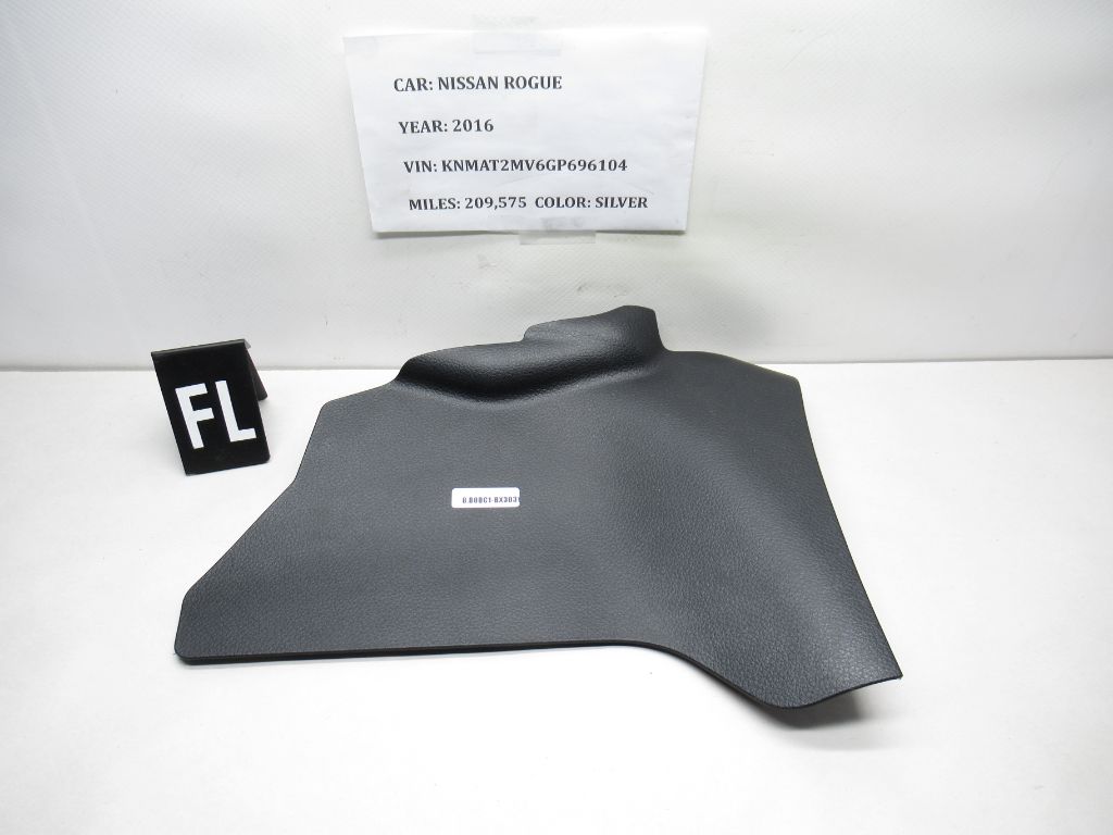 16-19 Nissan Rogue Under Dash Front Center Left Panel Scuff Plate 689215HA0A OEM