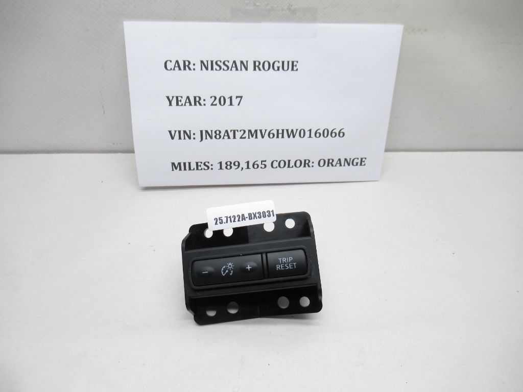2014-2020 Nissan Rogue Trip Reset & Dimmer Control Switch 68410-4BA0A OEM