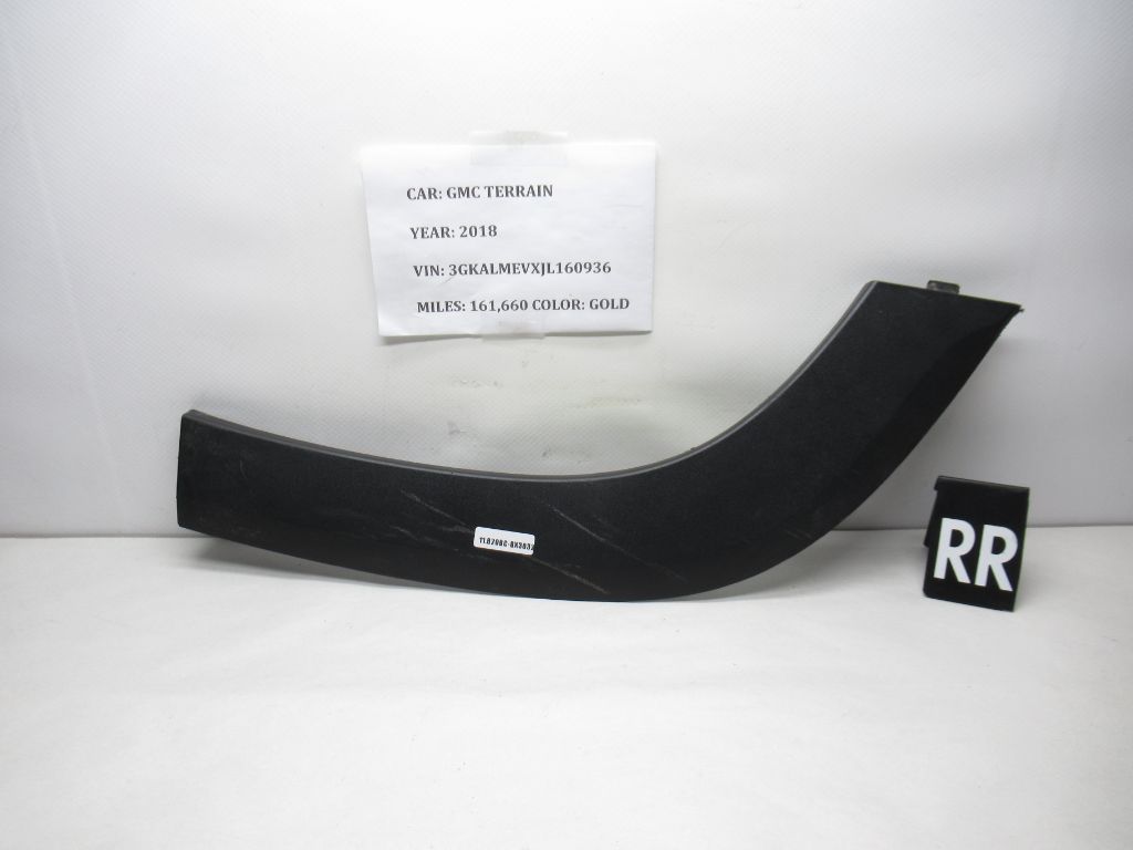 2018-2020 GMC Terrain Rear Right Wheel Flare Molding 23201043 OEM