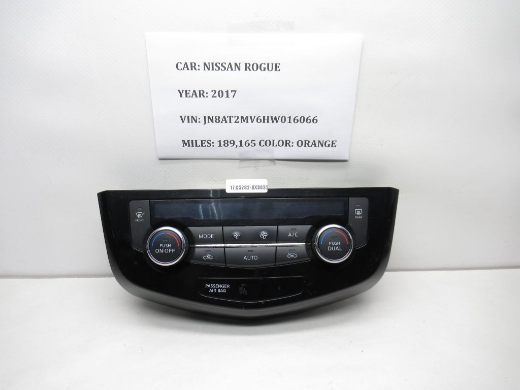 2017-2019 Nissan Rogue AC Climate Control 275007FE0A OEM