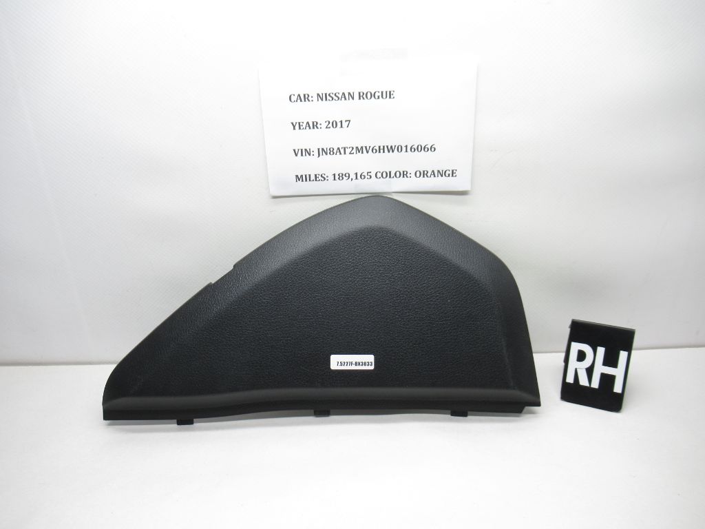 2017-2019 Nissan Rogue Dashboard Right End Cup Cover Trim 684984CE0A OEM