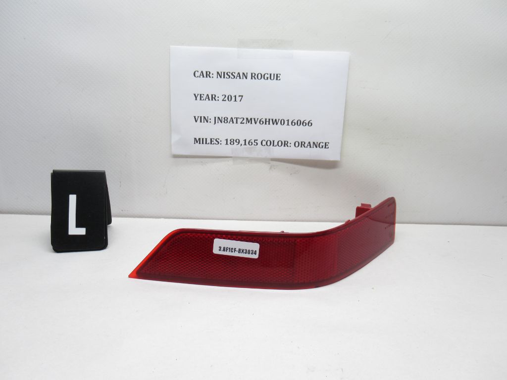 2017-2018 Nissan Rogue Rear Left Reflector Light 26565-6FV0A