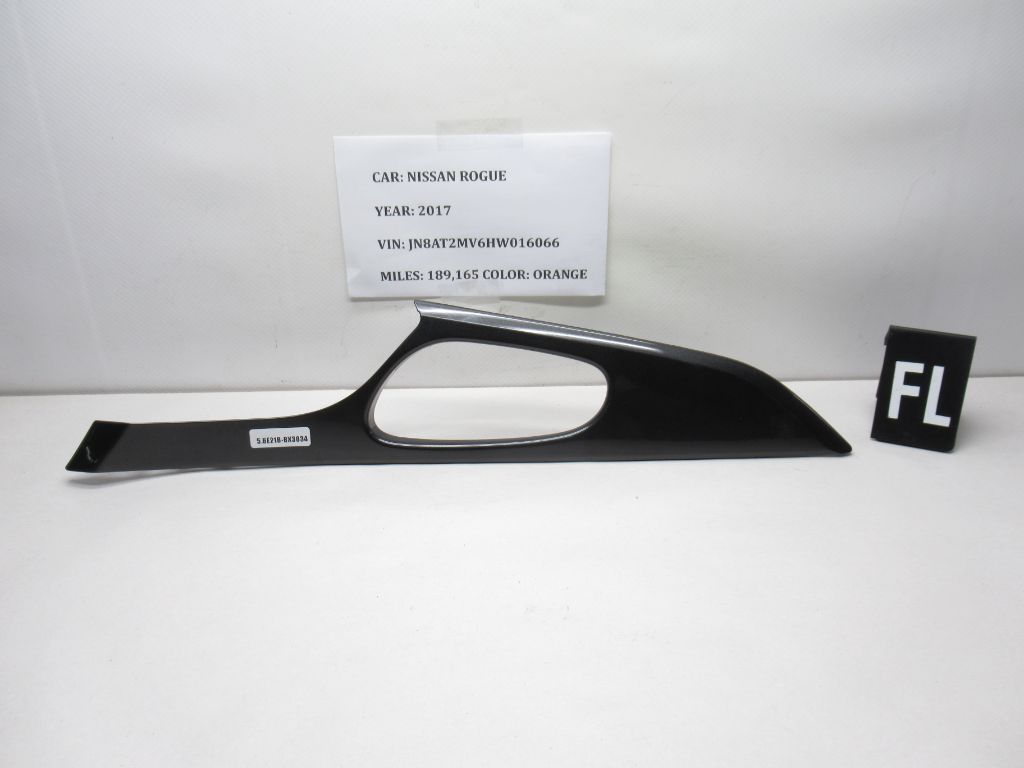 2017-2018 Nissan Rogue Front Left Interior Door Handle Bezel Trim 806834CL0A OEM