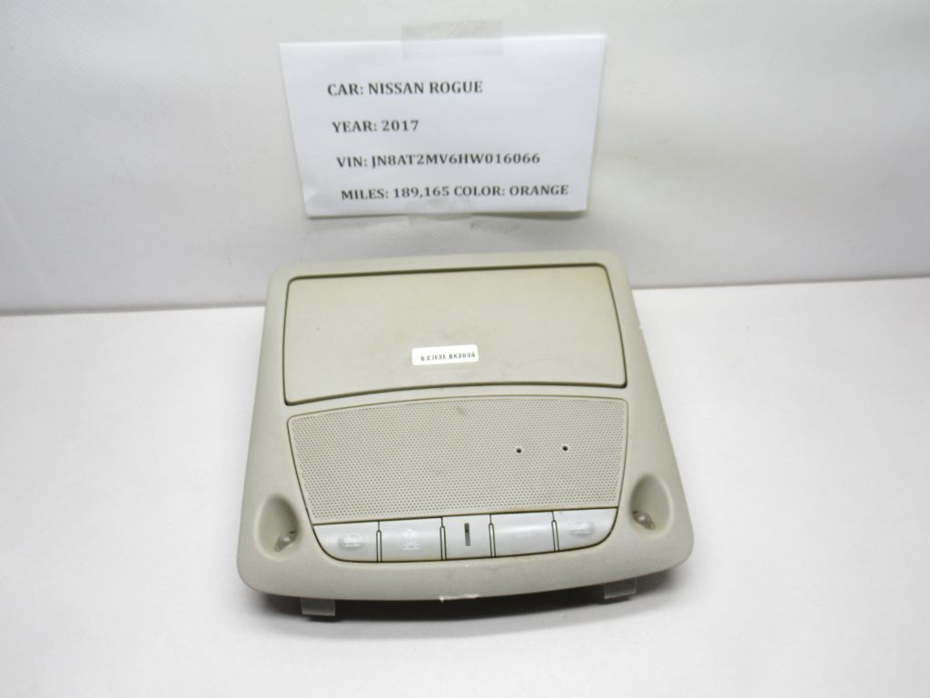 2017 Nissan Rogue Overhead Map Lamp Assembly 26430-4GC7A OEM