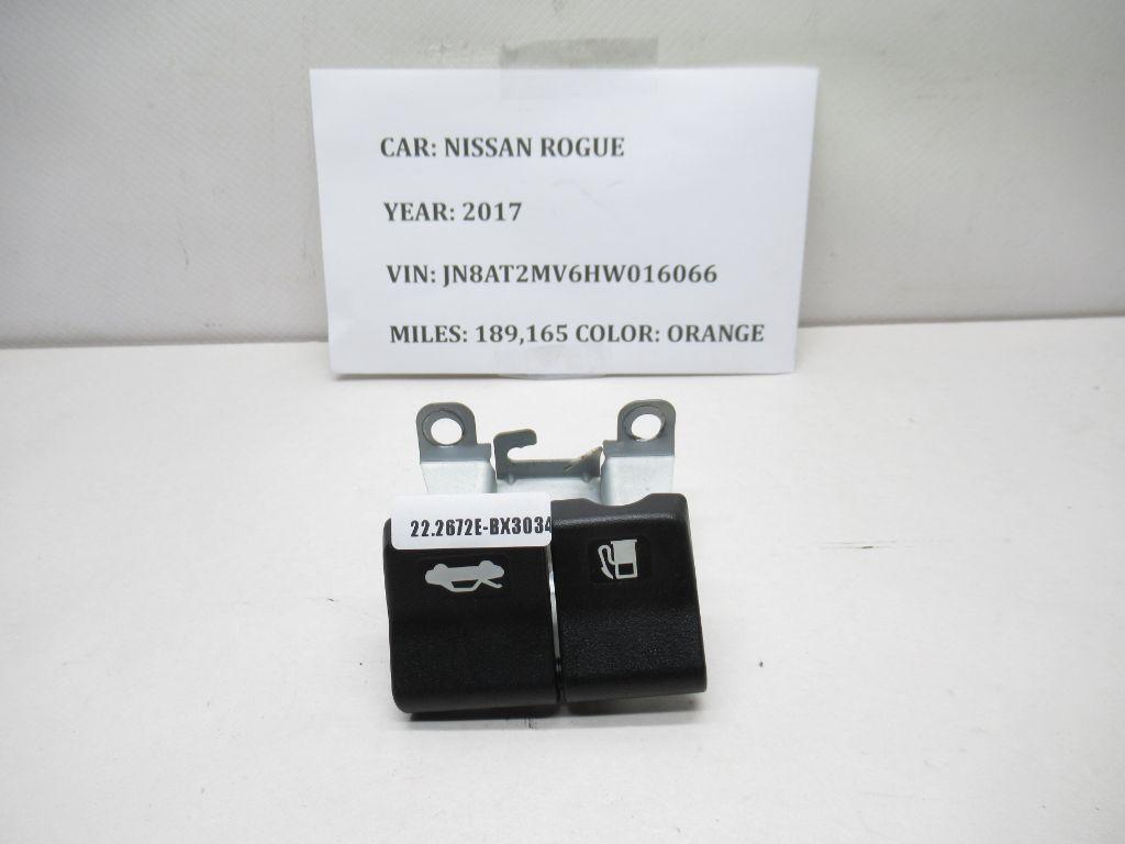 17-19 Nissan Rogue Hood & Fuel Door Lid Release Opener Handle 65622-6FK0A OEM