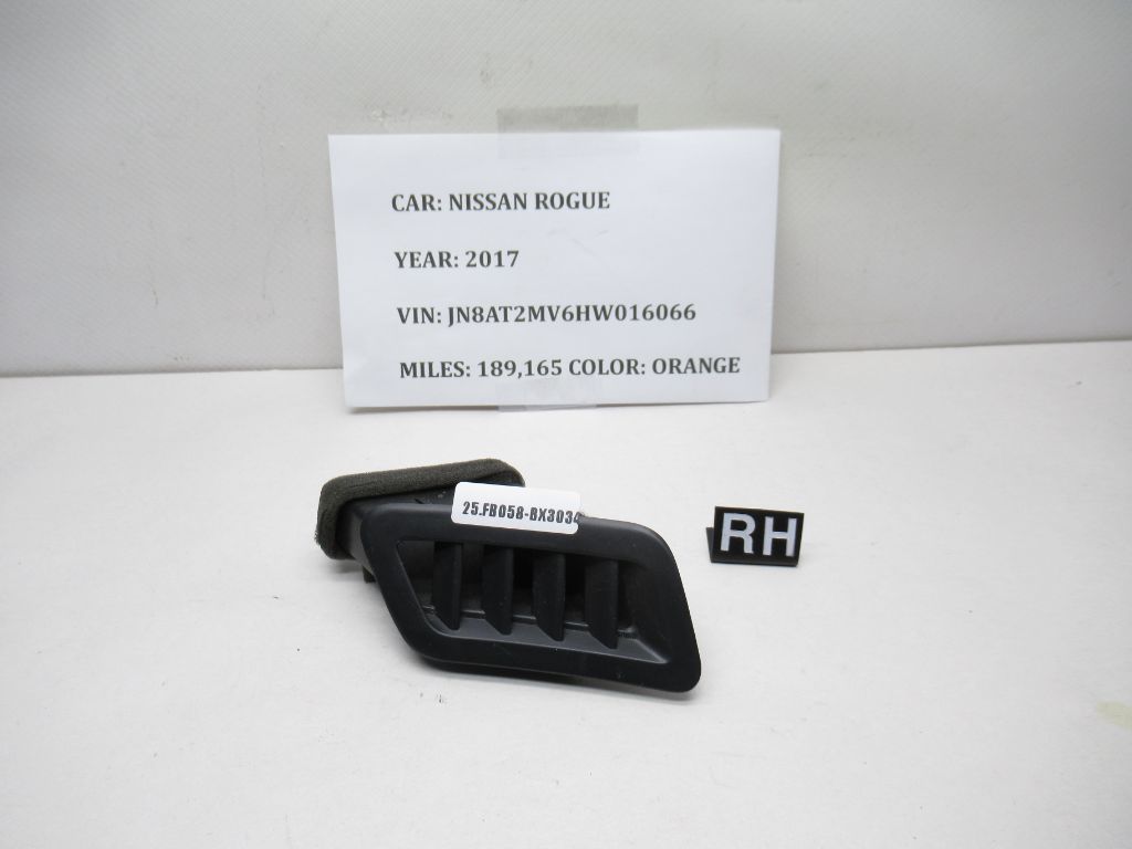 2017-2019 Nissan Rogue Right RH Defrost Vent Grille 687404CE0A OEM