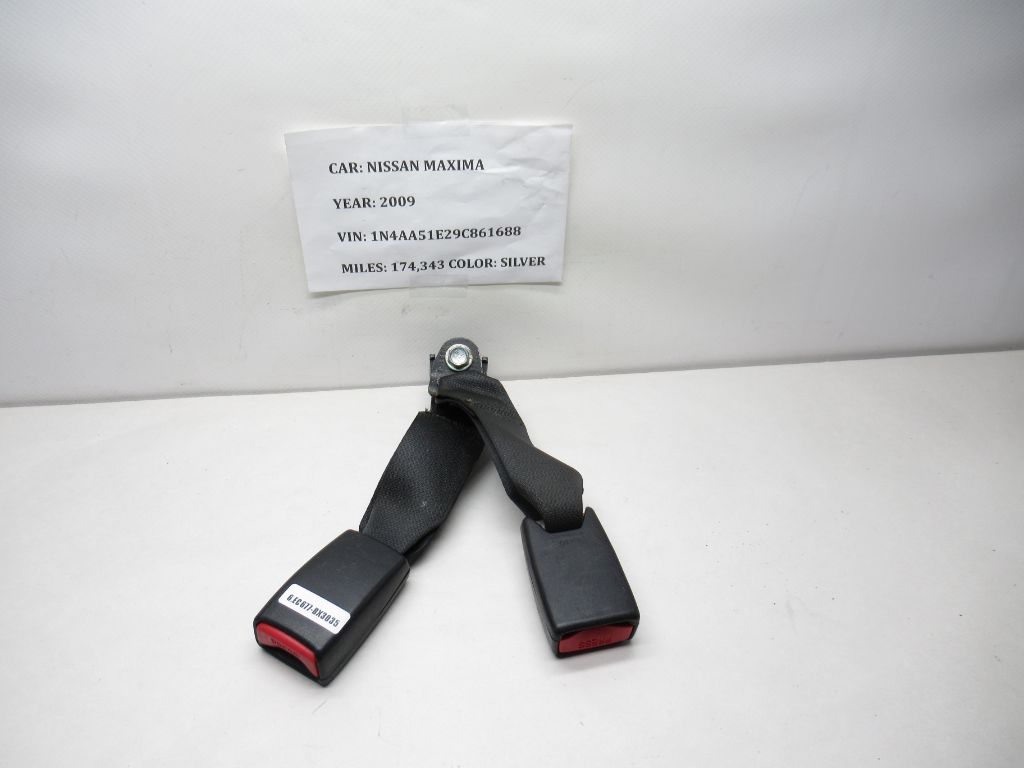 2009-2014 Nissan Maxima Rear Seat Belt Center Dual Buckle OEM