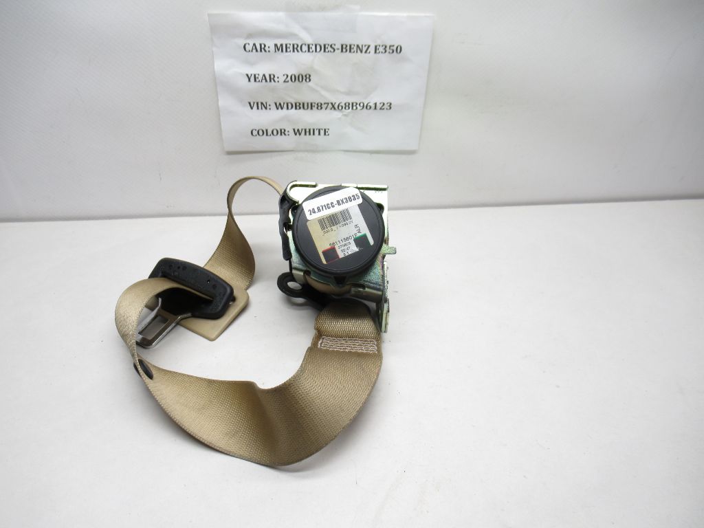 2007-2009 Mercedes E350 Rear Center Seat Belt Retractor 2118601286 OEM