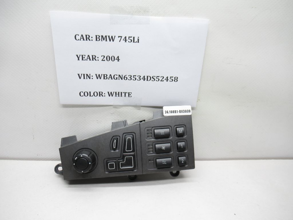 2004-2005 BMW 745Li Seat Switch 6918382 OEM